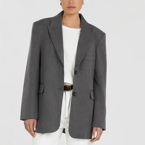 Dissh HARLEY CHARCOAL BOYFRIEND BLAZER New!